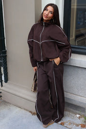 Windbreaker Donker Bruin