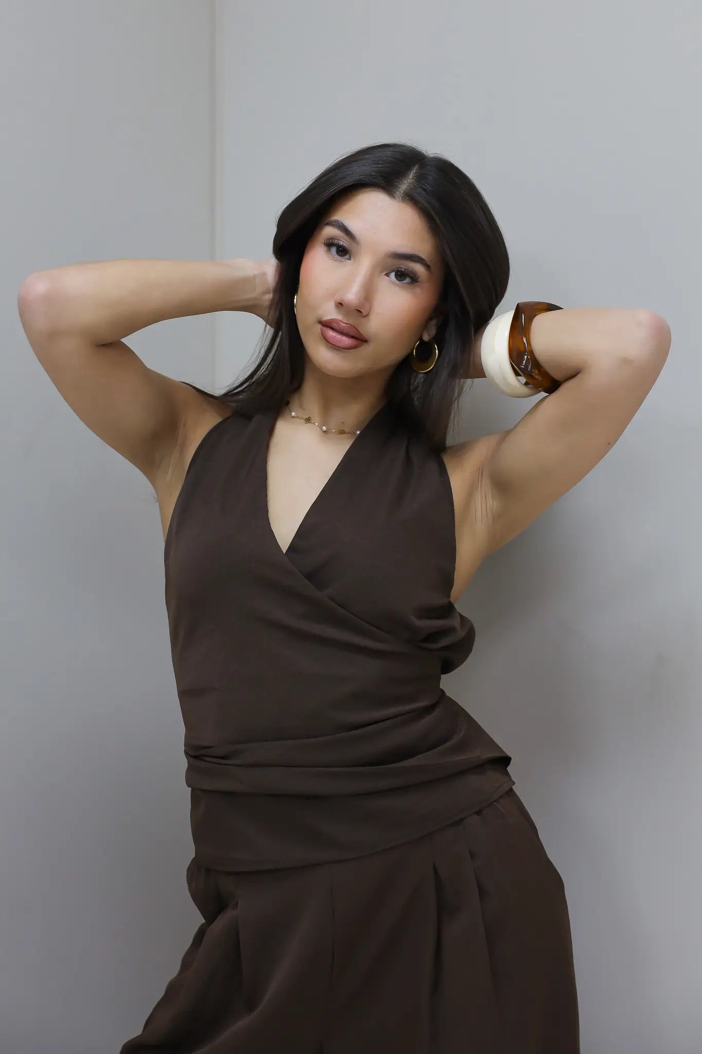 Top Overslag Donker Bruin