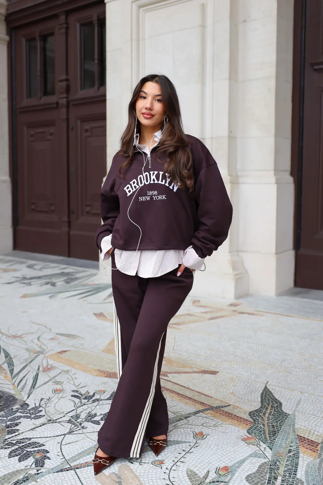 Sweater Rits Brooklyn Bruin