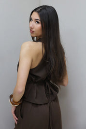 Top Overslag Donker Bruin