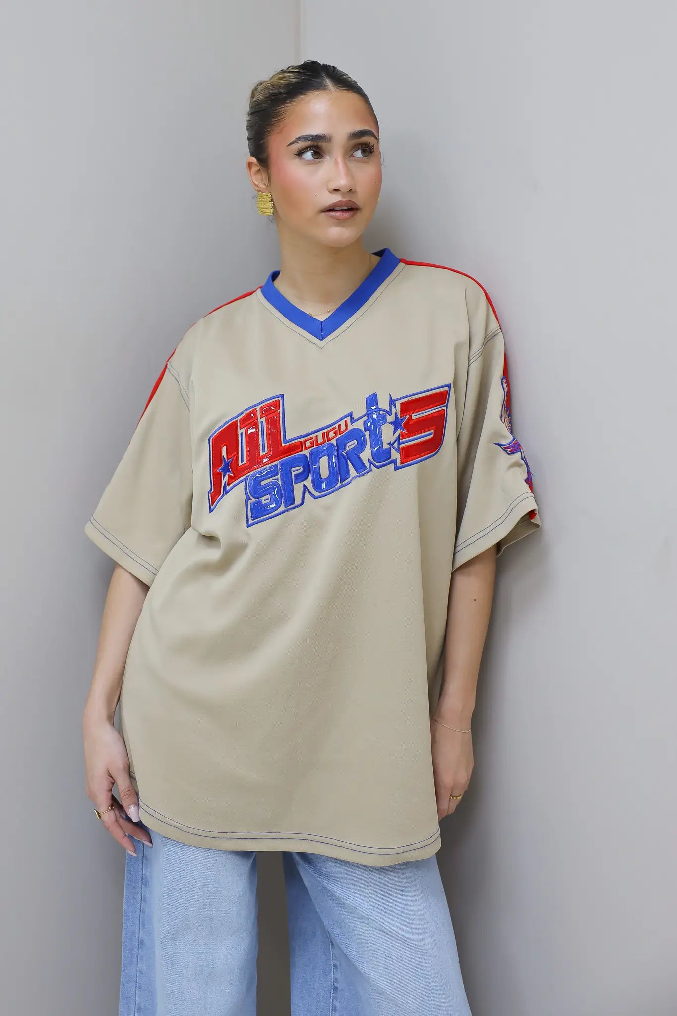 Vintage Sport Shirt Beige