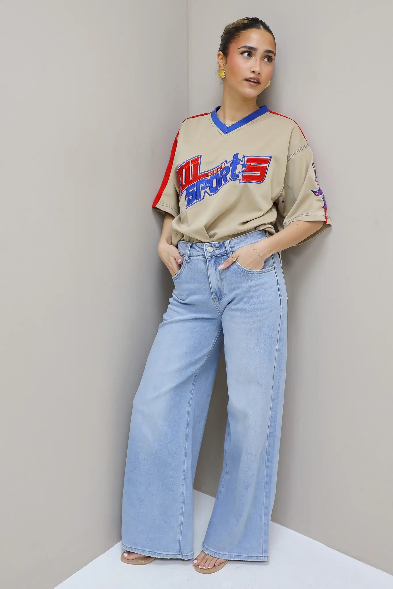 Vintage Sport Shirt Beige