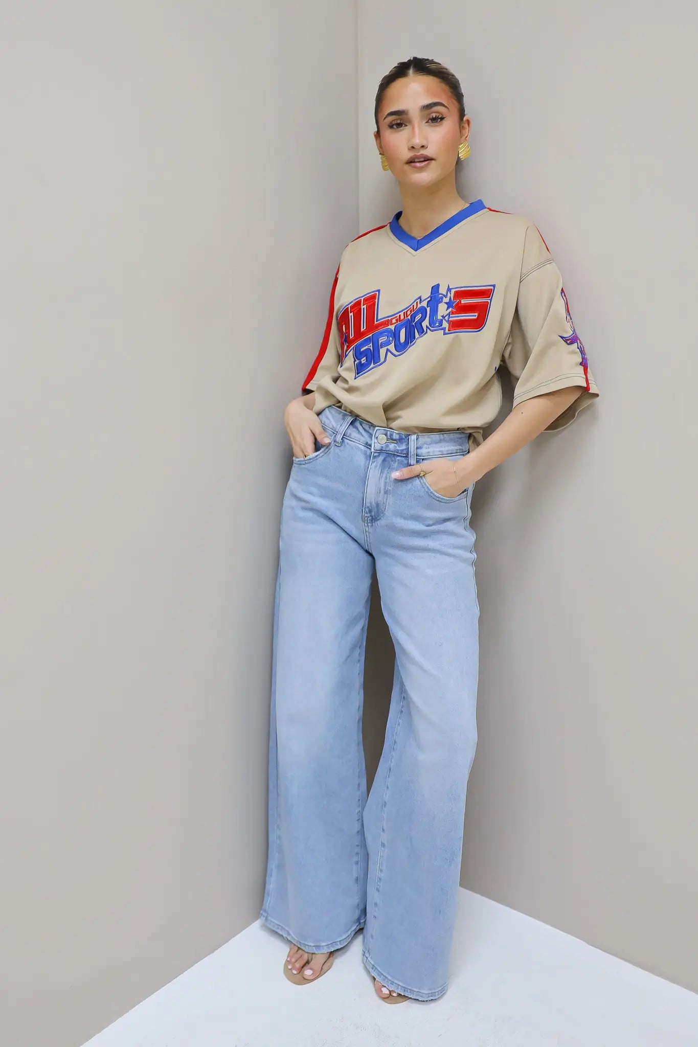 Vintage Sport Shirt Beige
