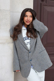 Atelier Series Reworked Designer Blazer Grijs