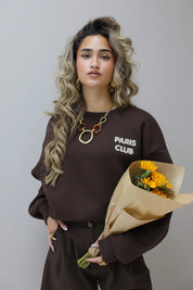 Sweater Paris Club Bruin