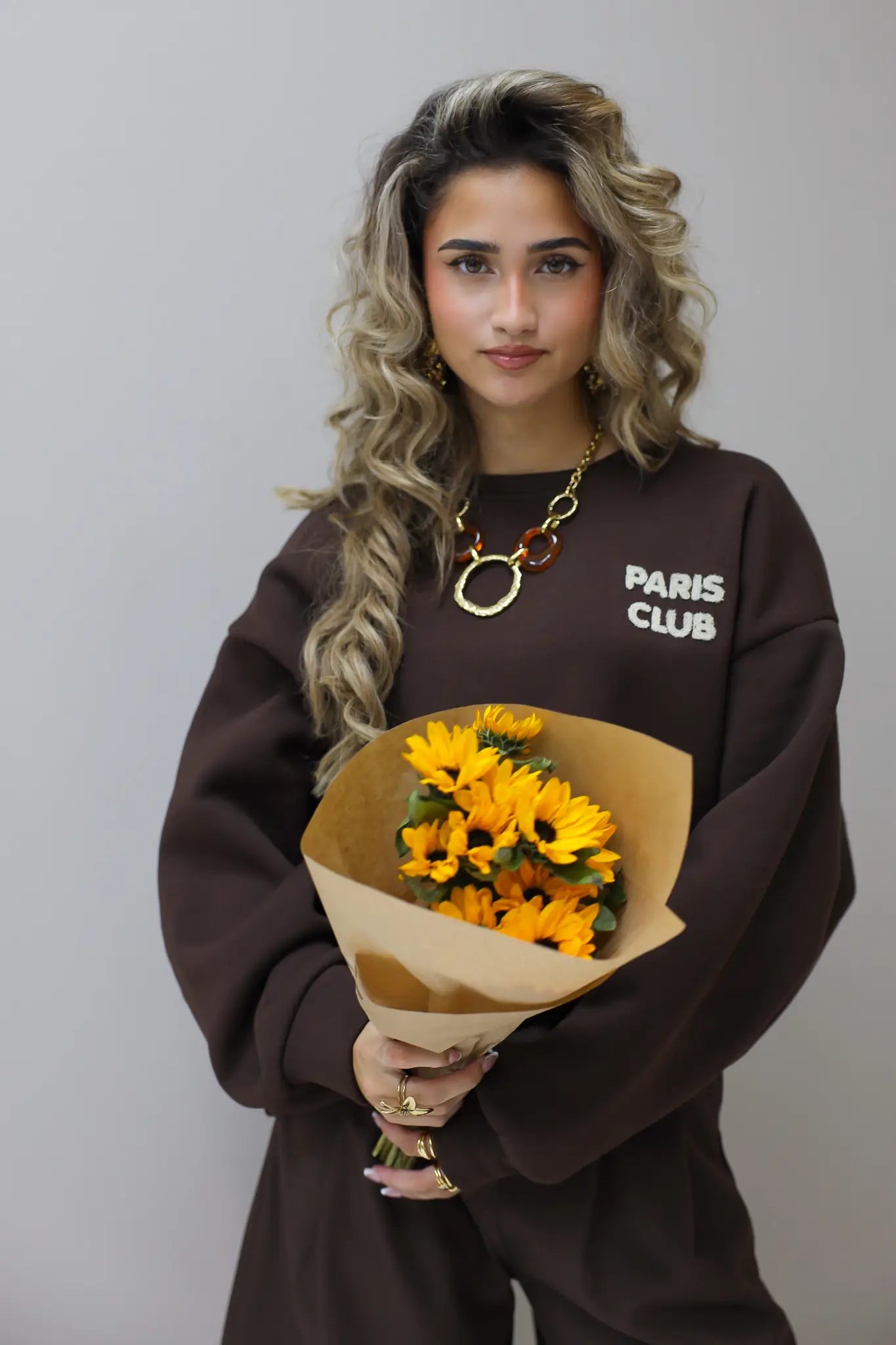 Sweater Paris Club Bruin