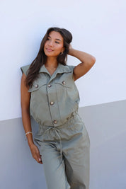 Utility Gilet Khaki