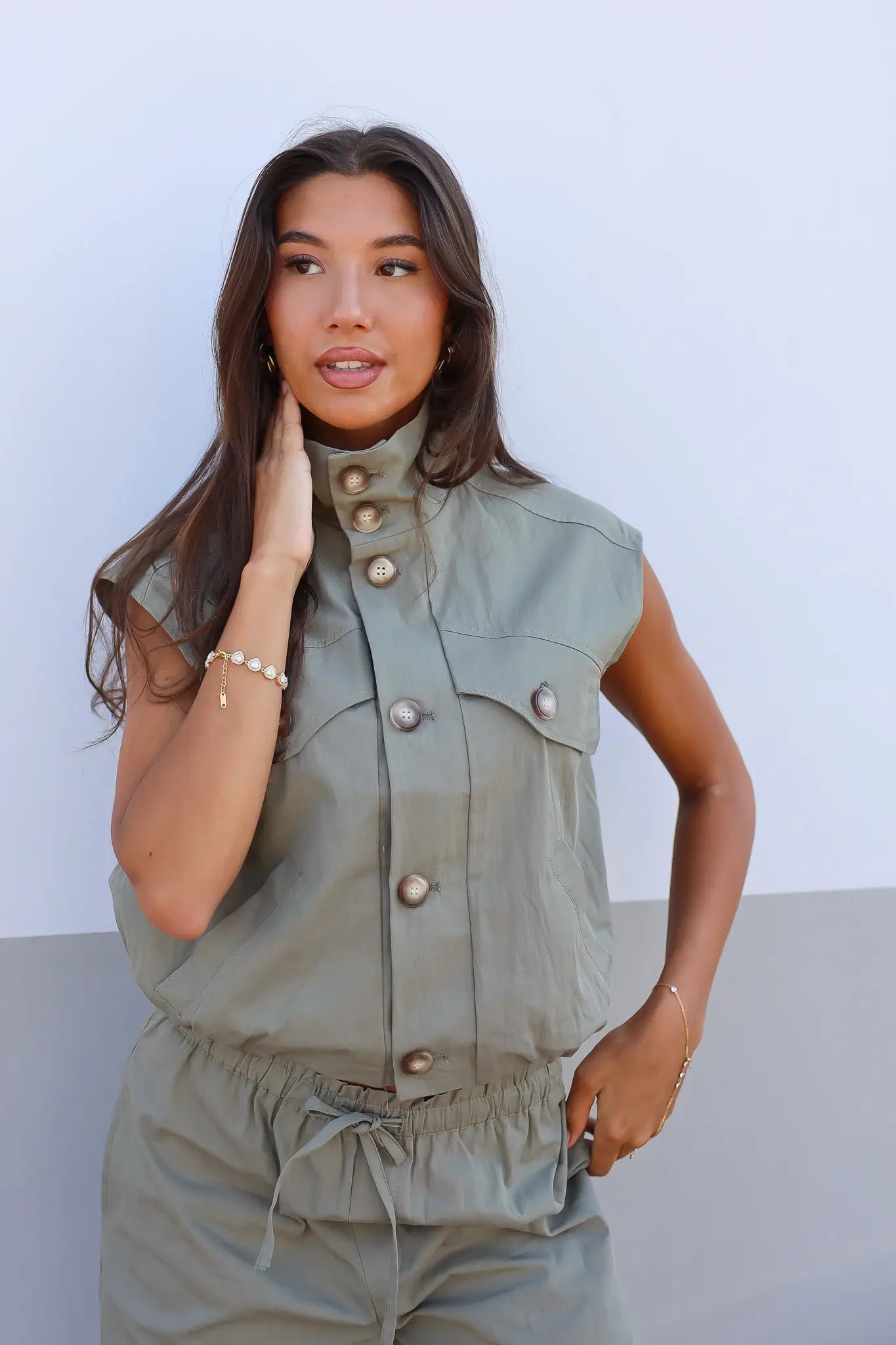 Utility Gilet Khaki