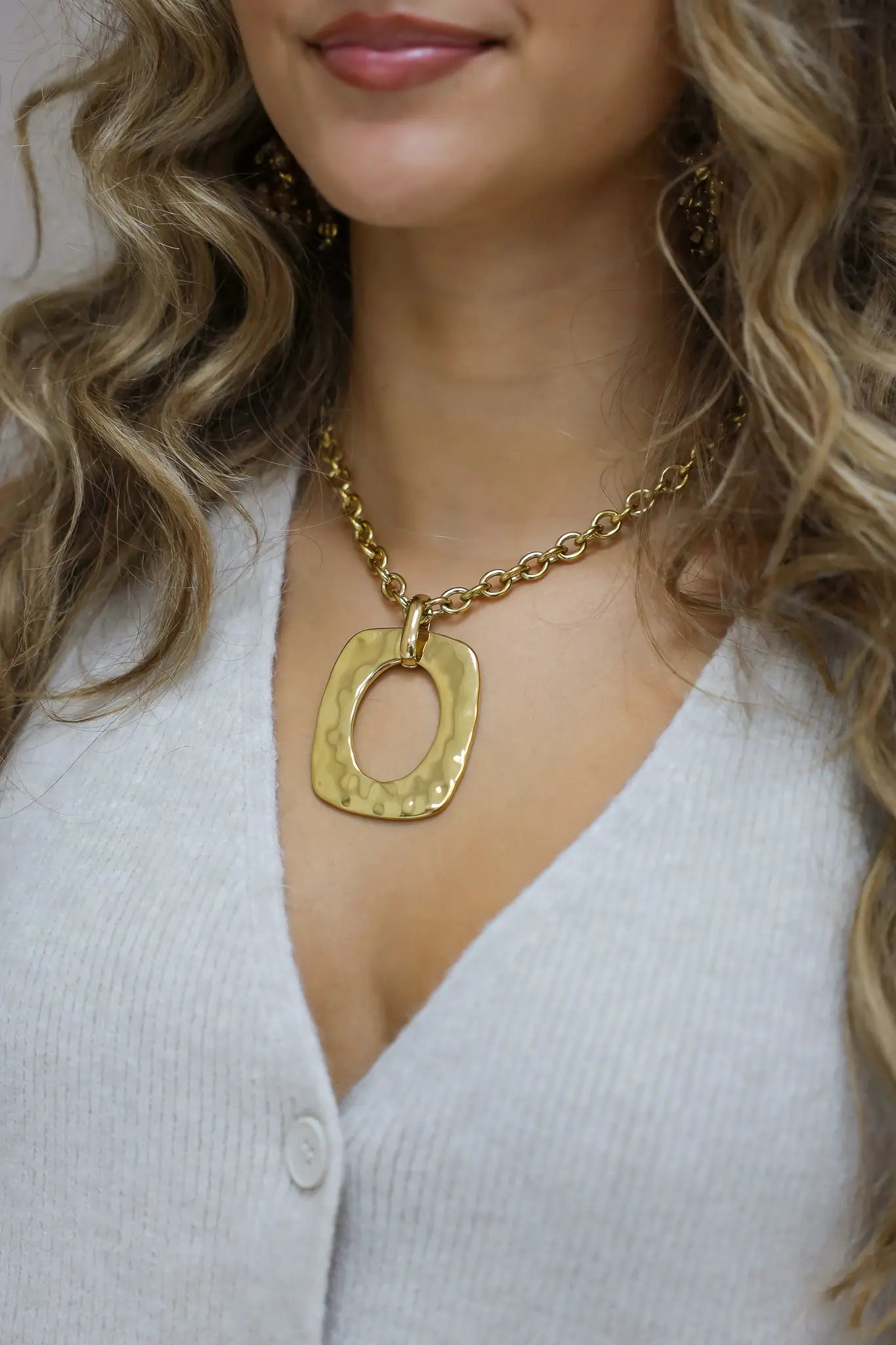 Ketting Bold Cirkel Goud