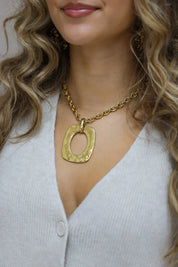 Ketting Bold Cirkel Goud