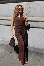 Top Overslag Donker Bruin