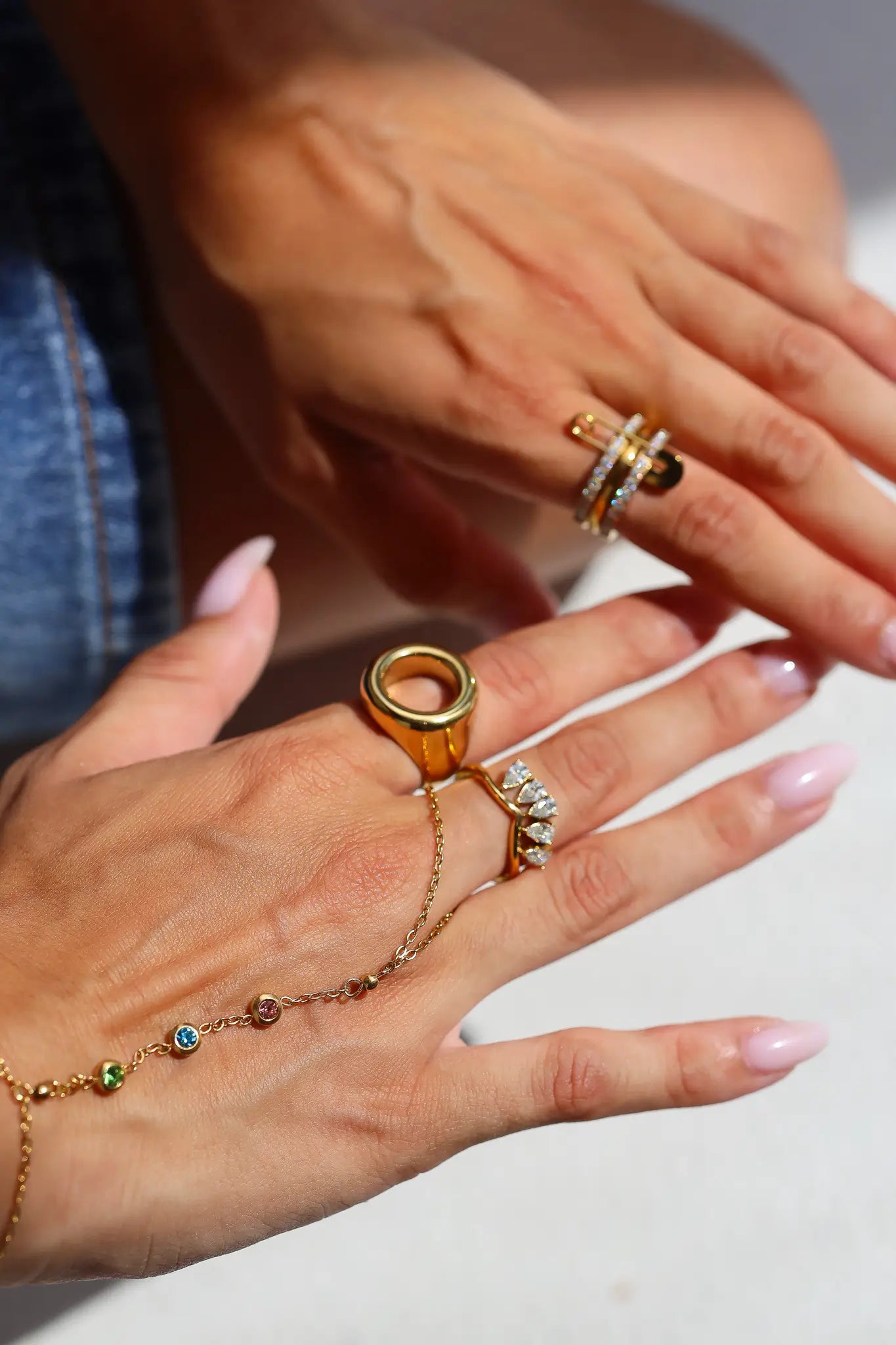 Ring Waaier Goud