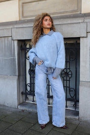 Baggy Jeans Licht Blauw 1086