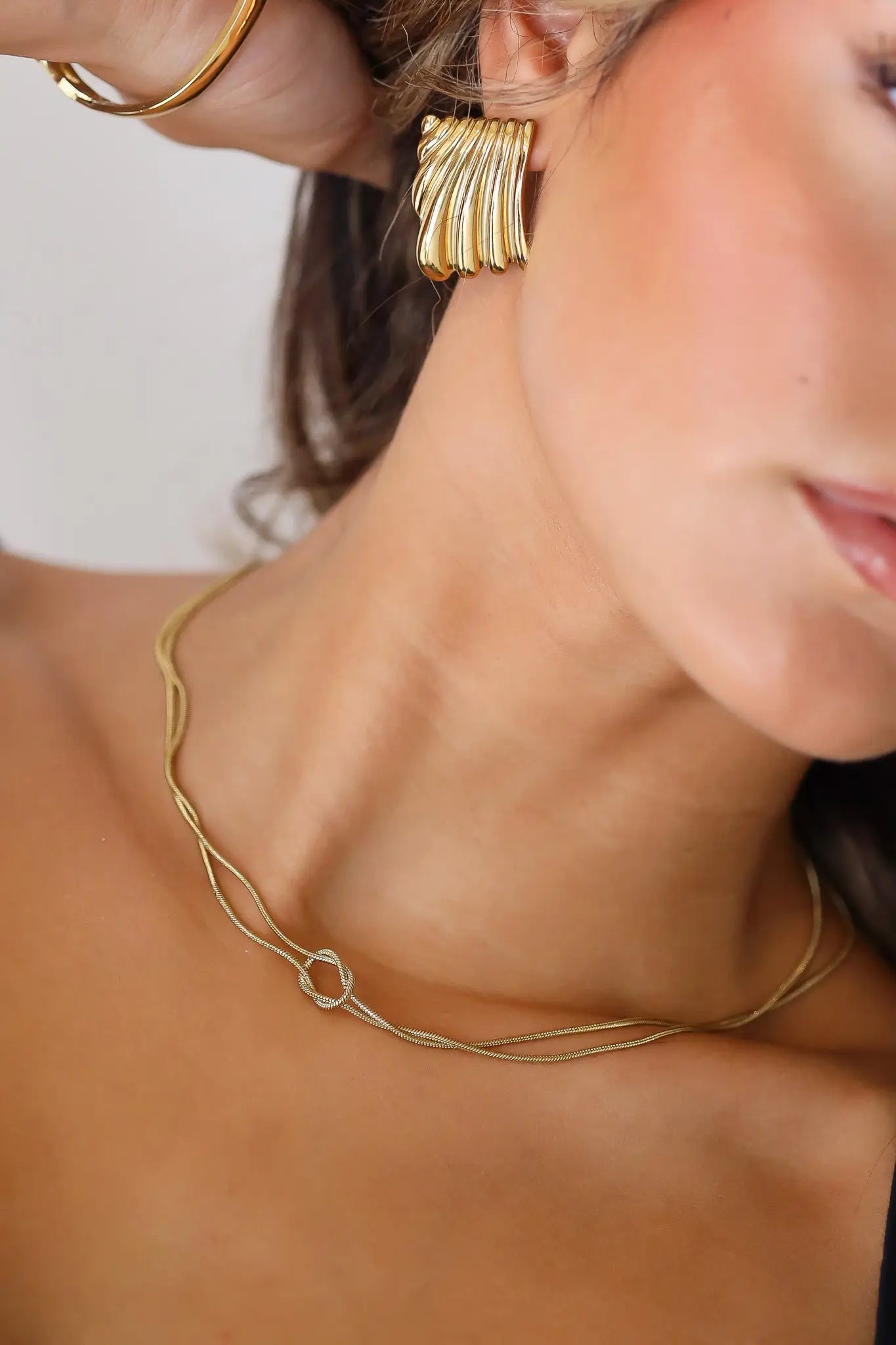 Ketting Knoop Goud