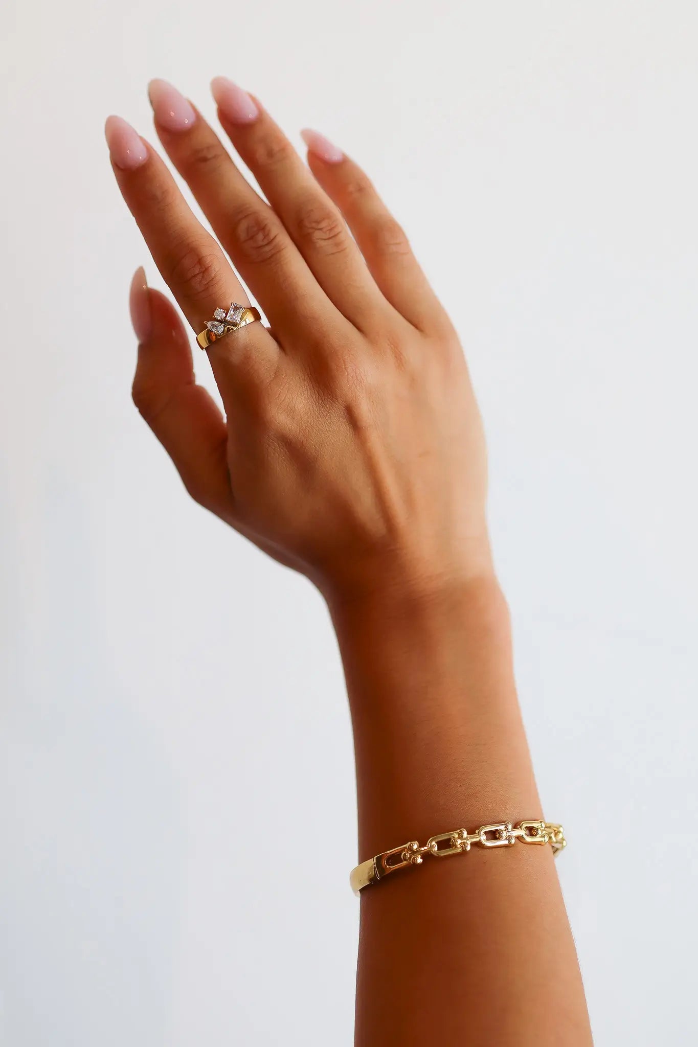 Armband Link Bangle Goud