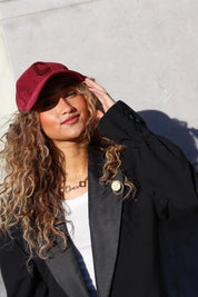 Pet C Suède Bordeaux