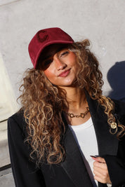 Pet C Suède Bordeaux