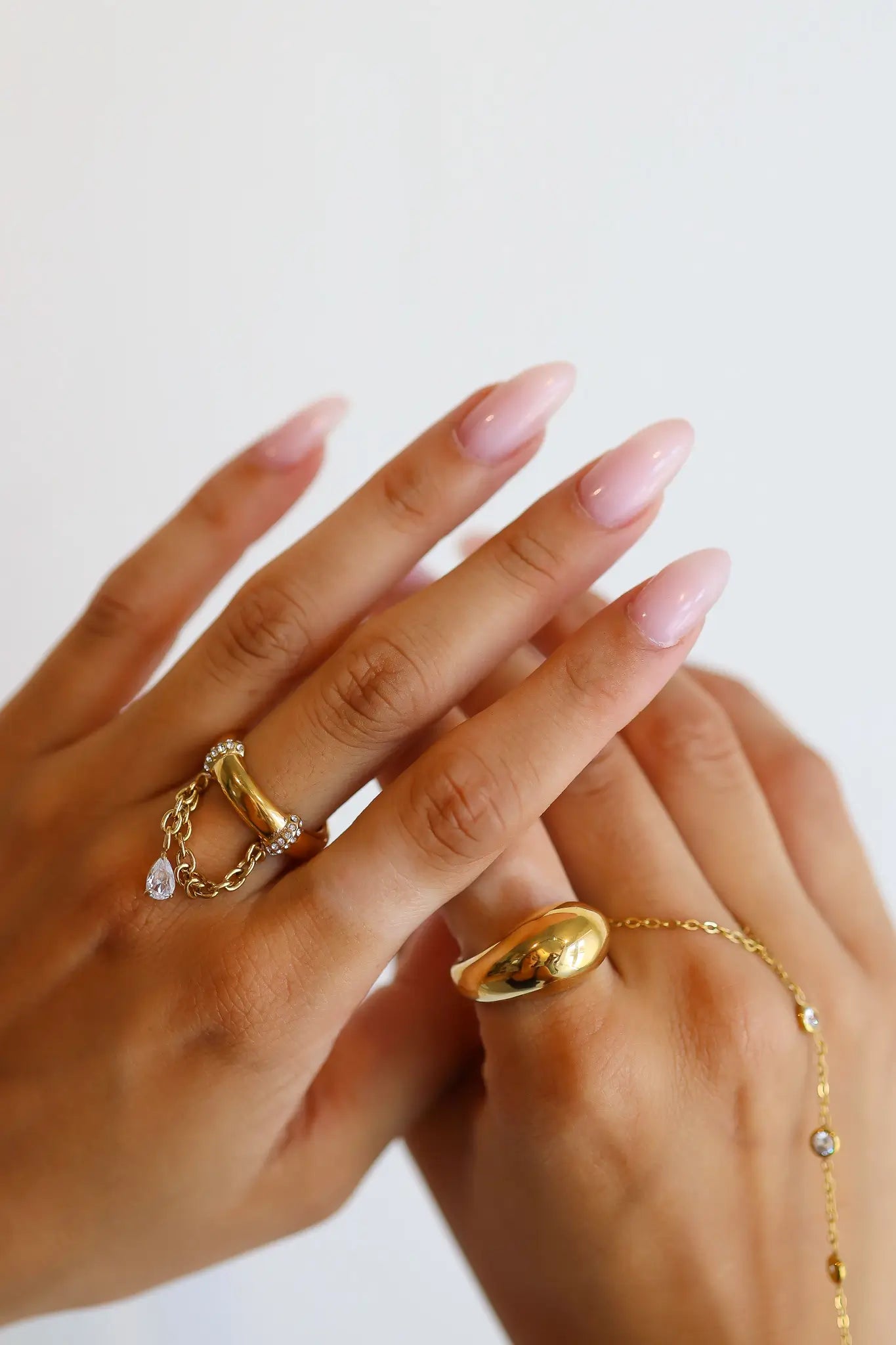 Ring Luna Drop Goud