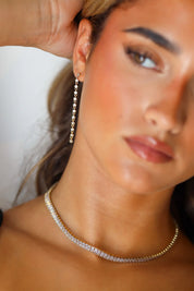 Monaco Tennis Ketting Goud