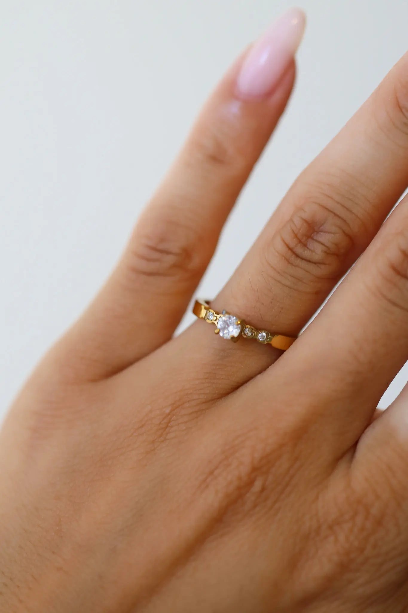 Ring Steentjes Goud