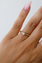 Ring Steentjes Goud