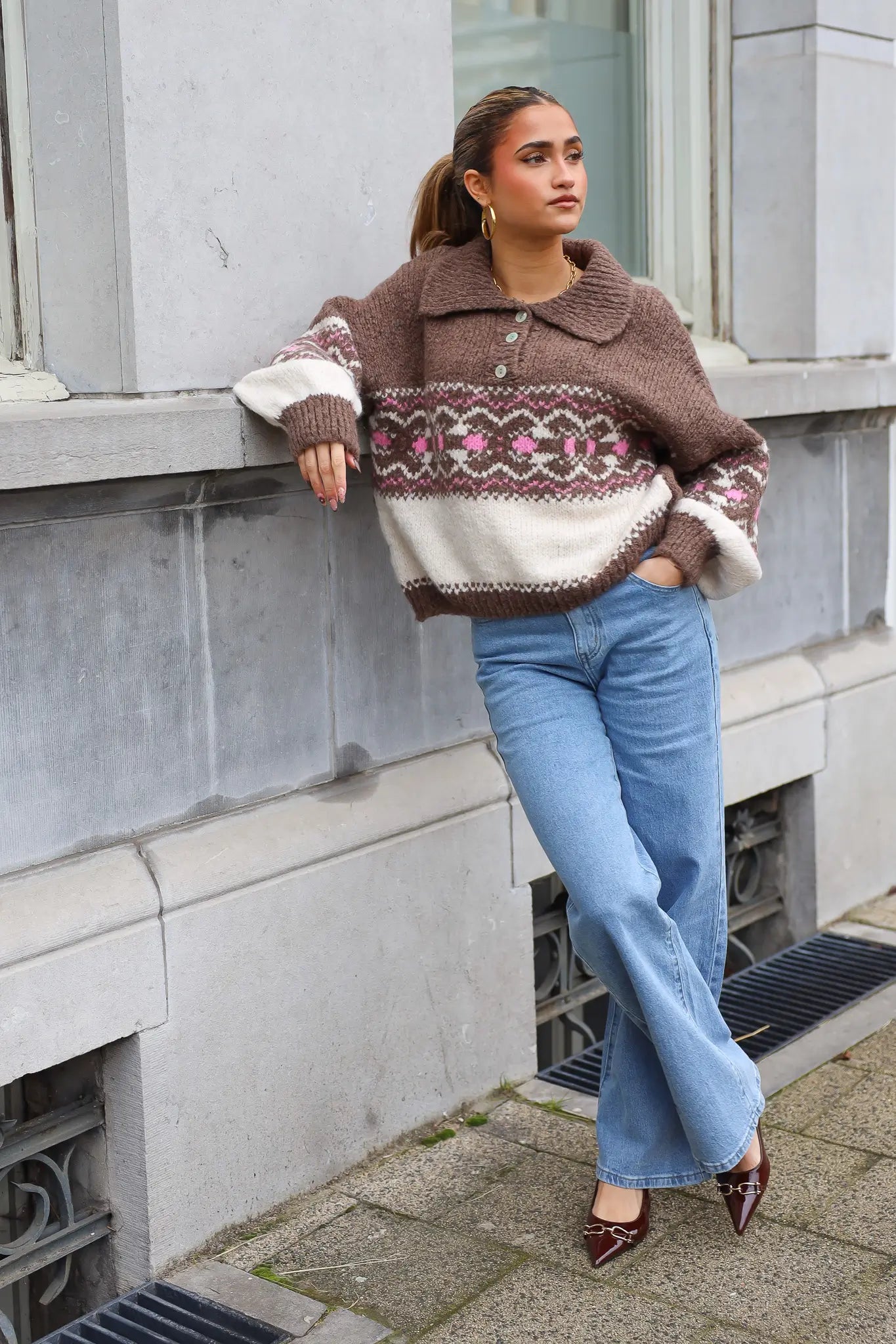 Wide Leg Jeans High Rise Full Length