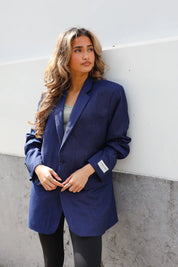 Atelier Series Reworked Blazer Kobalt Blauw