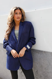 Atelier Series Reworked Blazer Kobalt Blauw