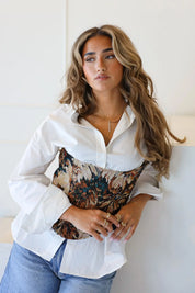 Corset Top Bruin