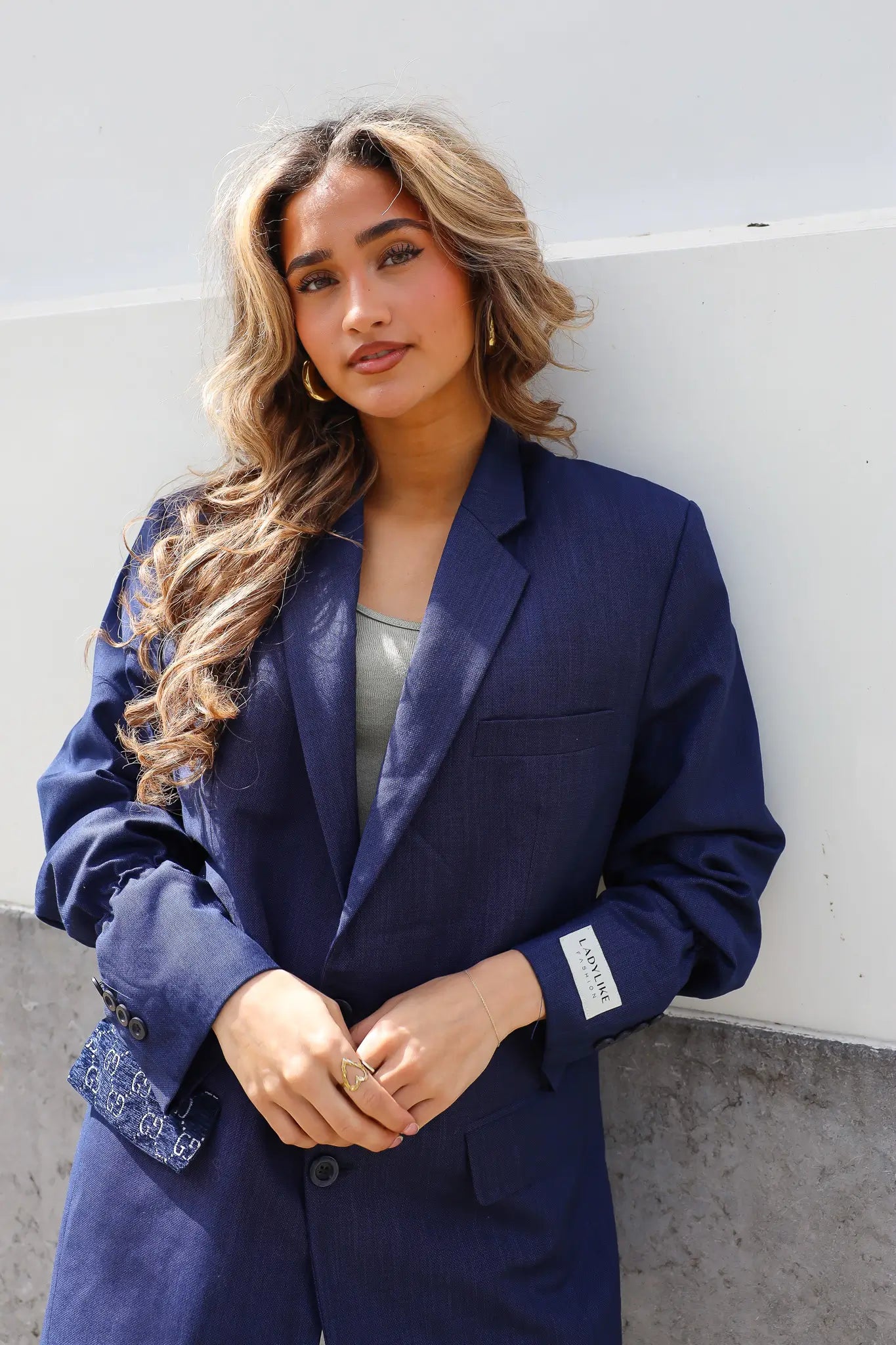 Atelier Series Reworked Blazer Kobalt Blauw