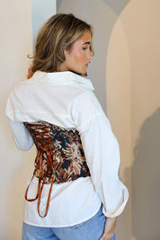 Corset Top Bruin