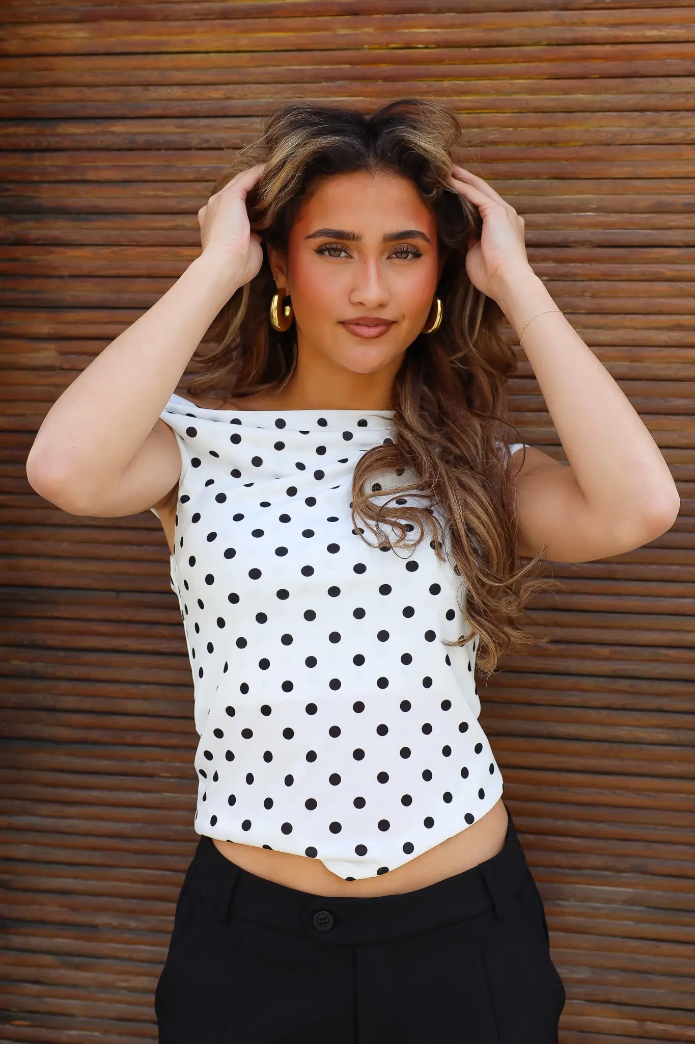 Polka Dot Top Wit