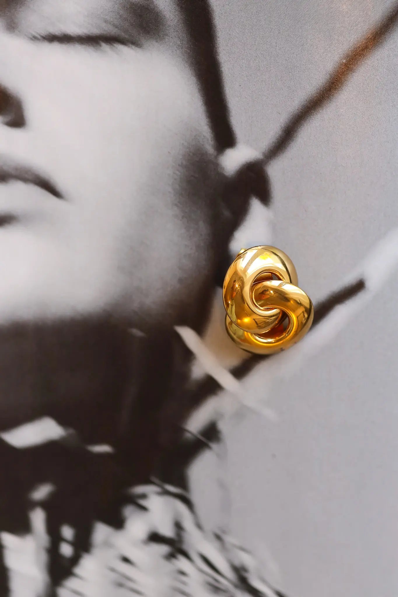 Oorbellen Knot Goud