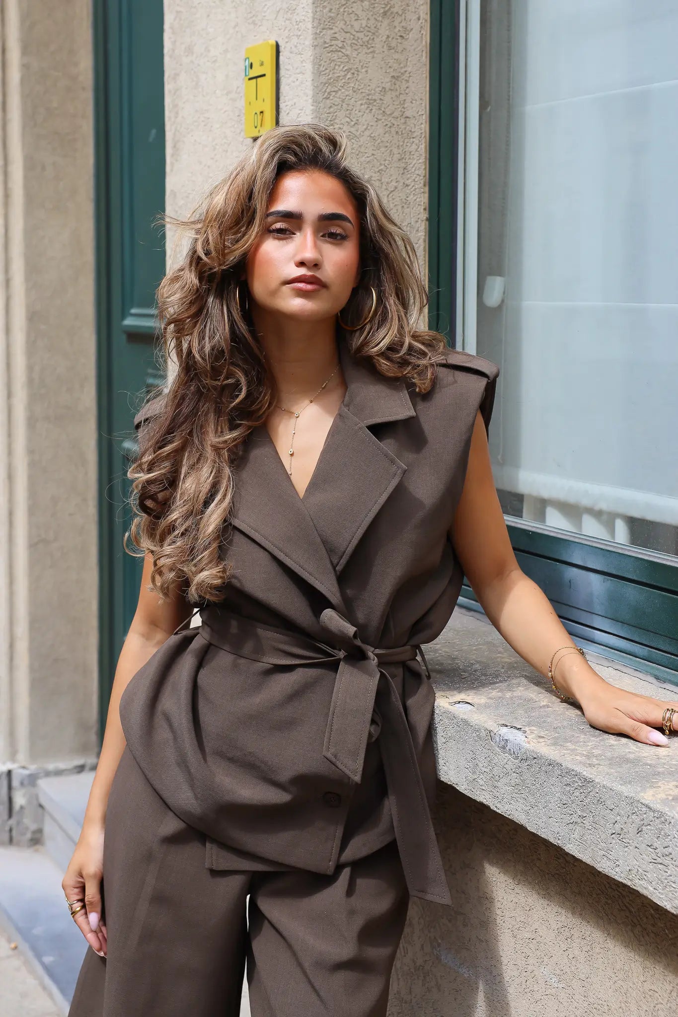 Gilet Taupe
