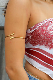 Arm Cuff Plain Goud