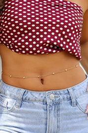 Belly Chain Basic Hart Goud