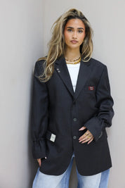 Atelier Series Reworked Blazer Donker Grijs