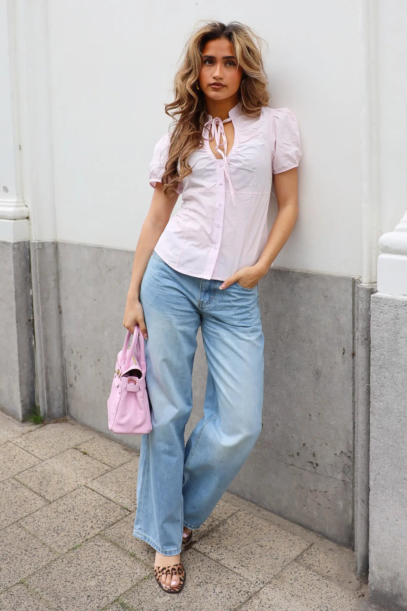 Low Waist Jeans Blauw