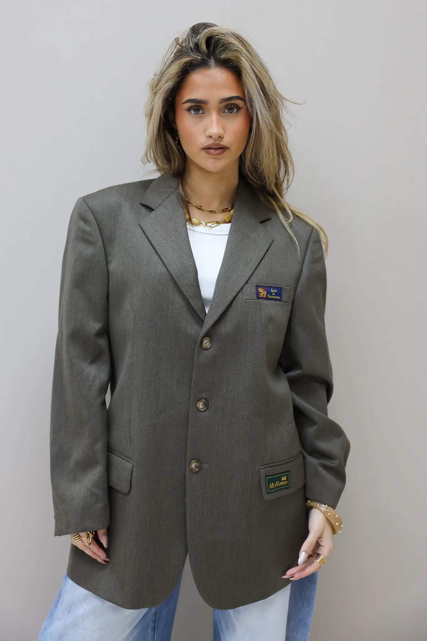 Atelier Series Reworked Blazer Khaki