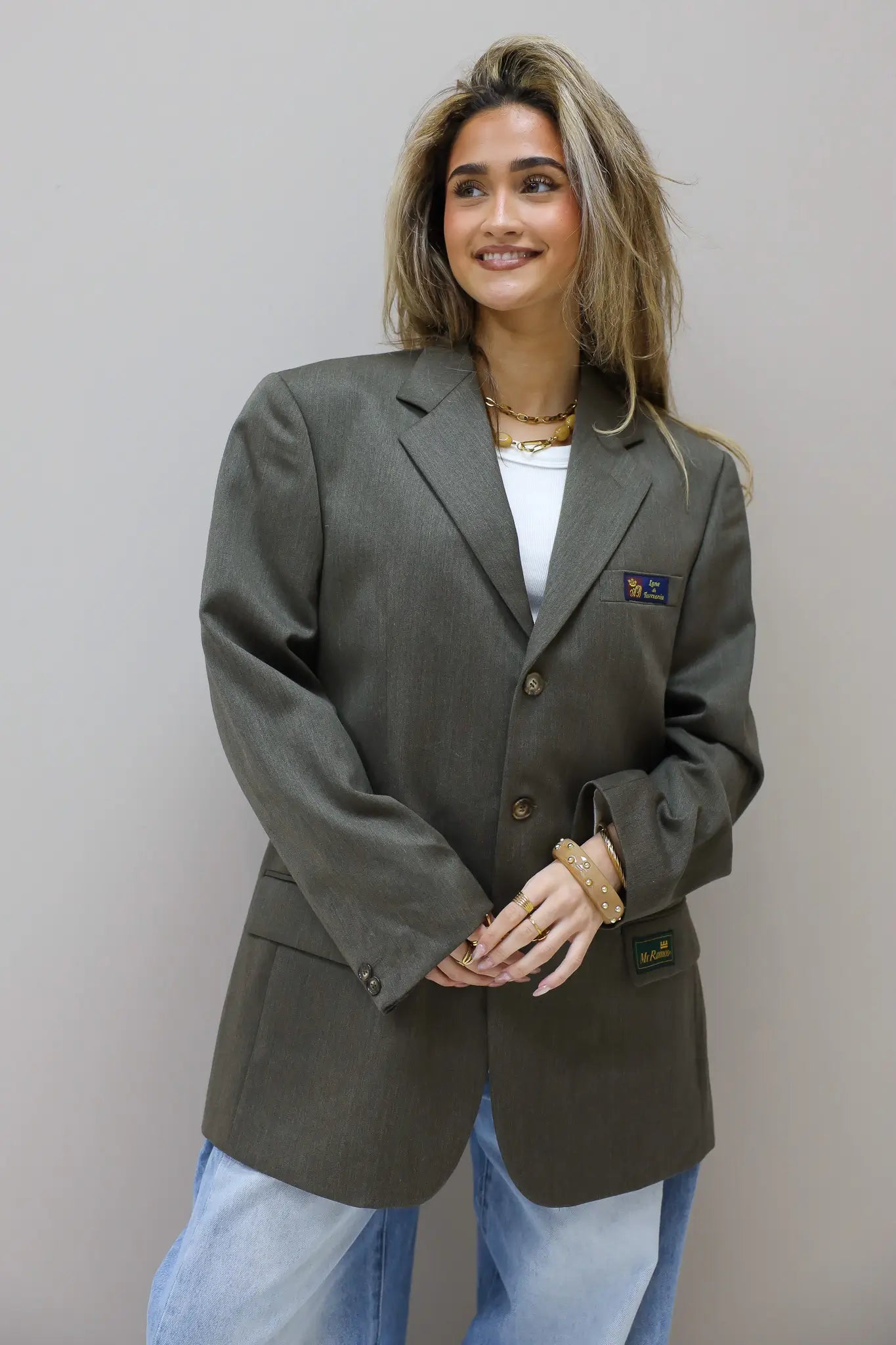 Atelier Series Reworked Blazer Khaki