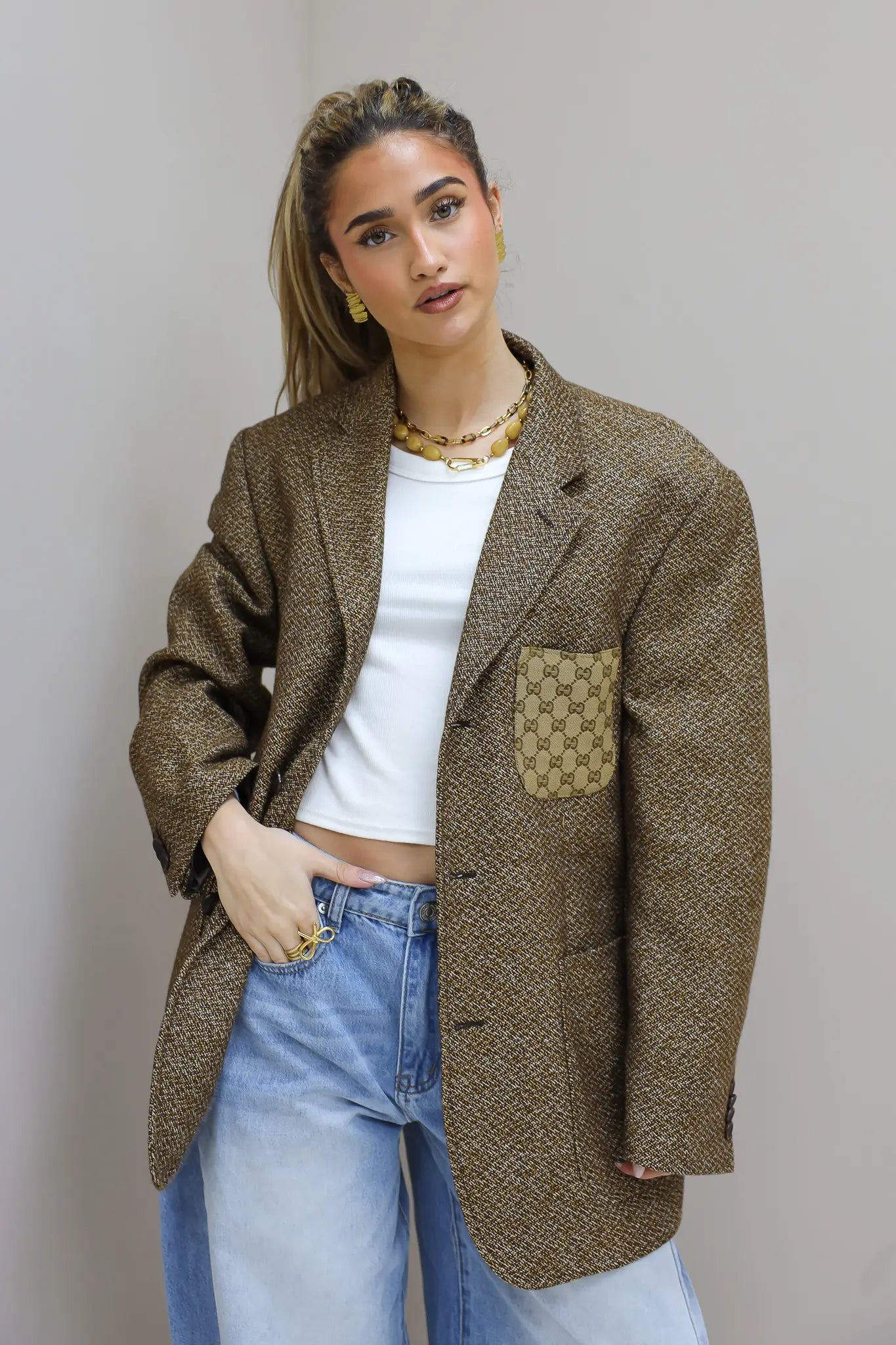 Atelier Series Reworked Blazer Bruin