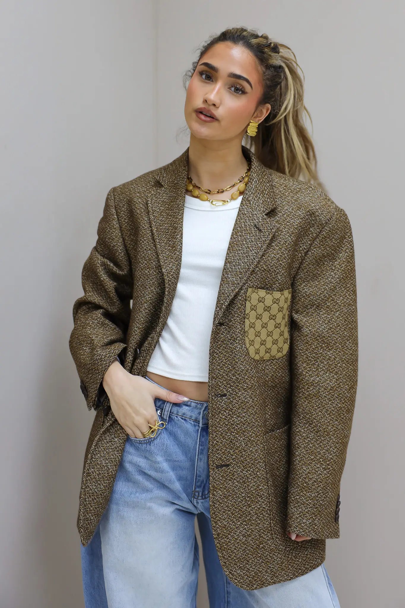 Atelier Series Reworked Blazer Bruin