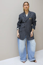 Atelier Series Reworked Designer Blazer Blauw