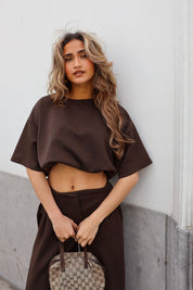 Korte Top Bruin