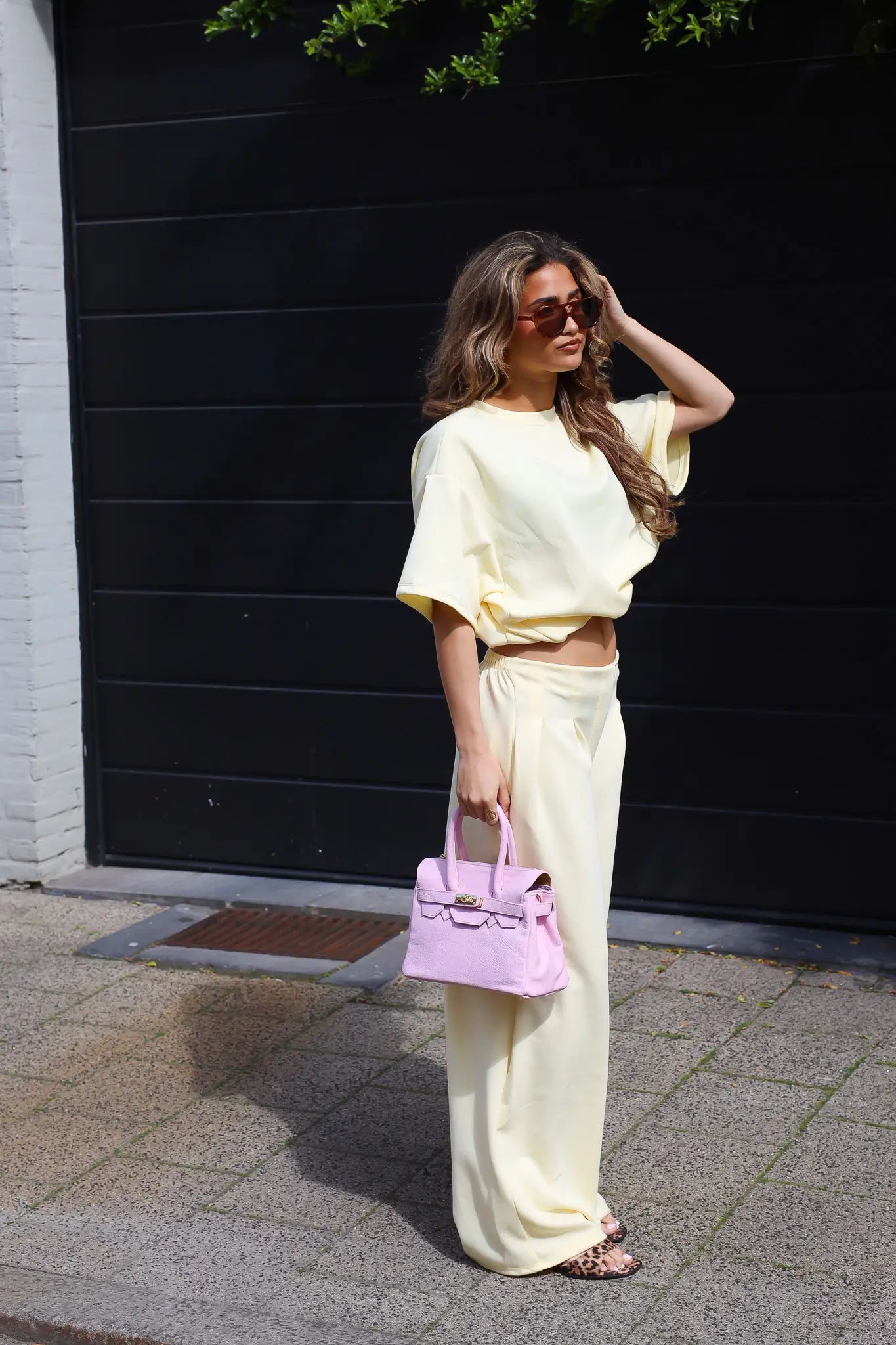 Pantalon Jogger Geel