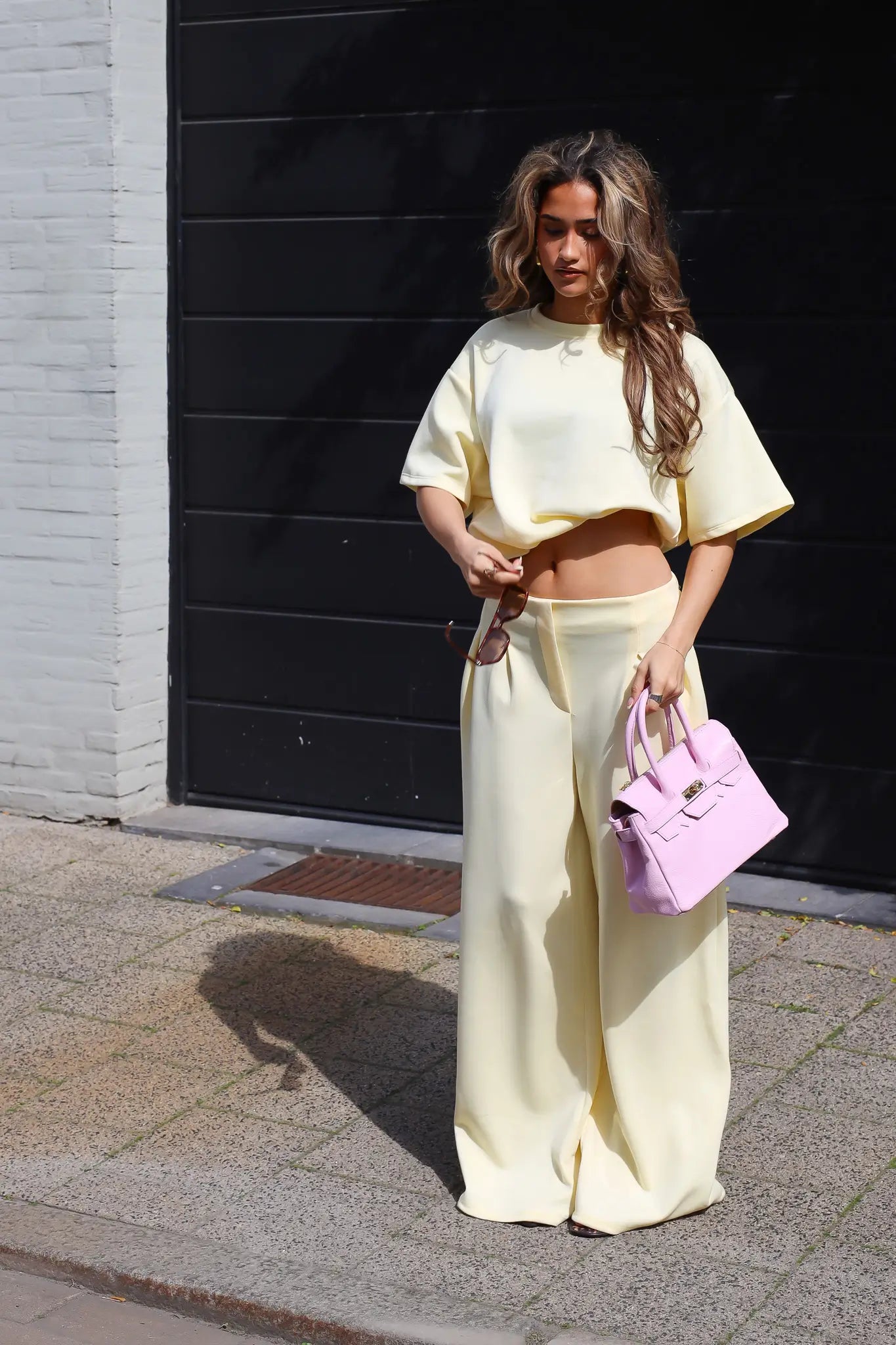 Pantalon Jogger Geel