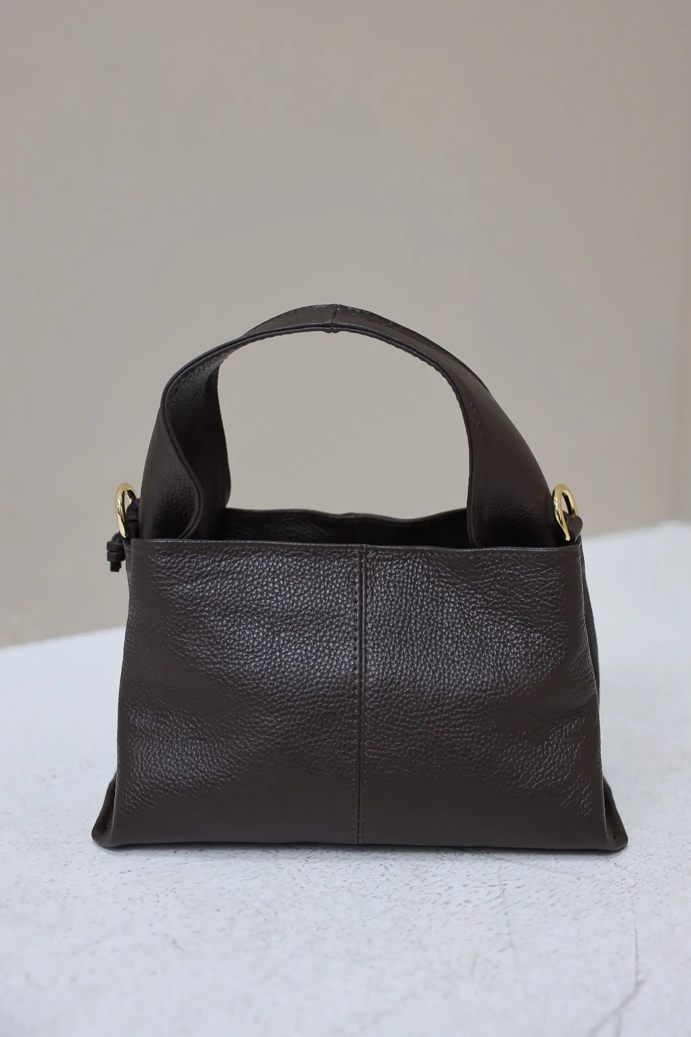 Leren Tas Maddie Bruin