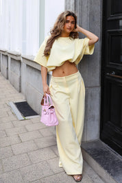 Pantalon Jogger Geel