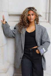 Atelier Series Reworked Designer Blazer Grijs