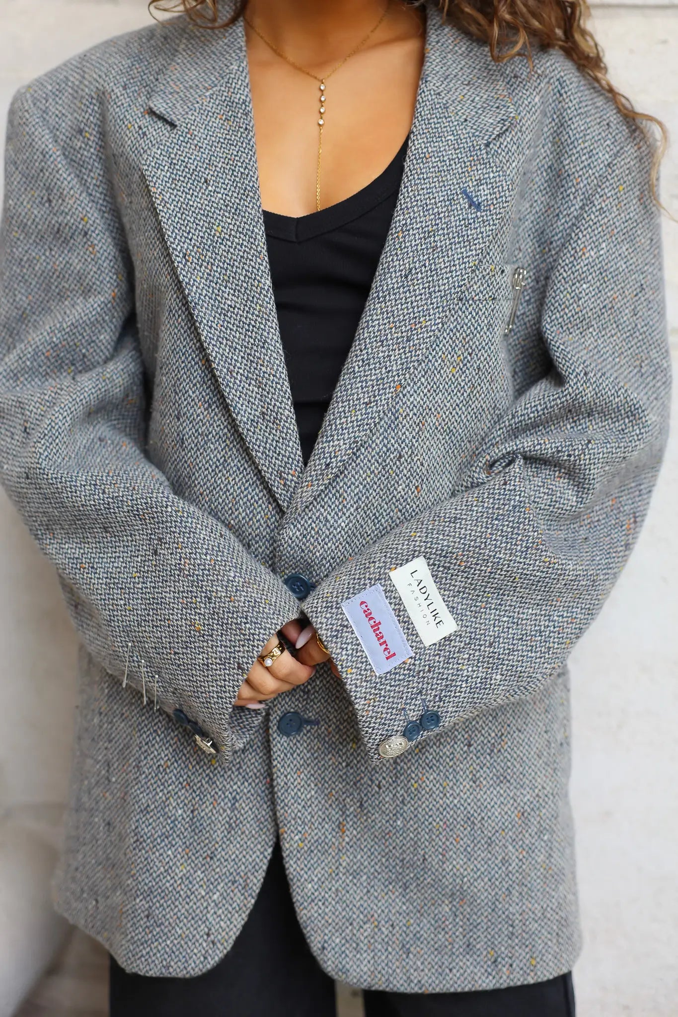 Atelier Series Reworked Designer Blazer Grijs